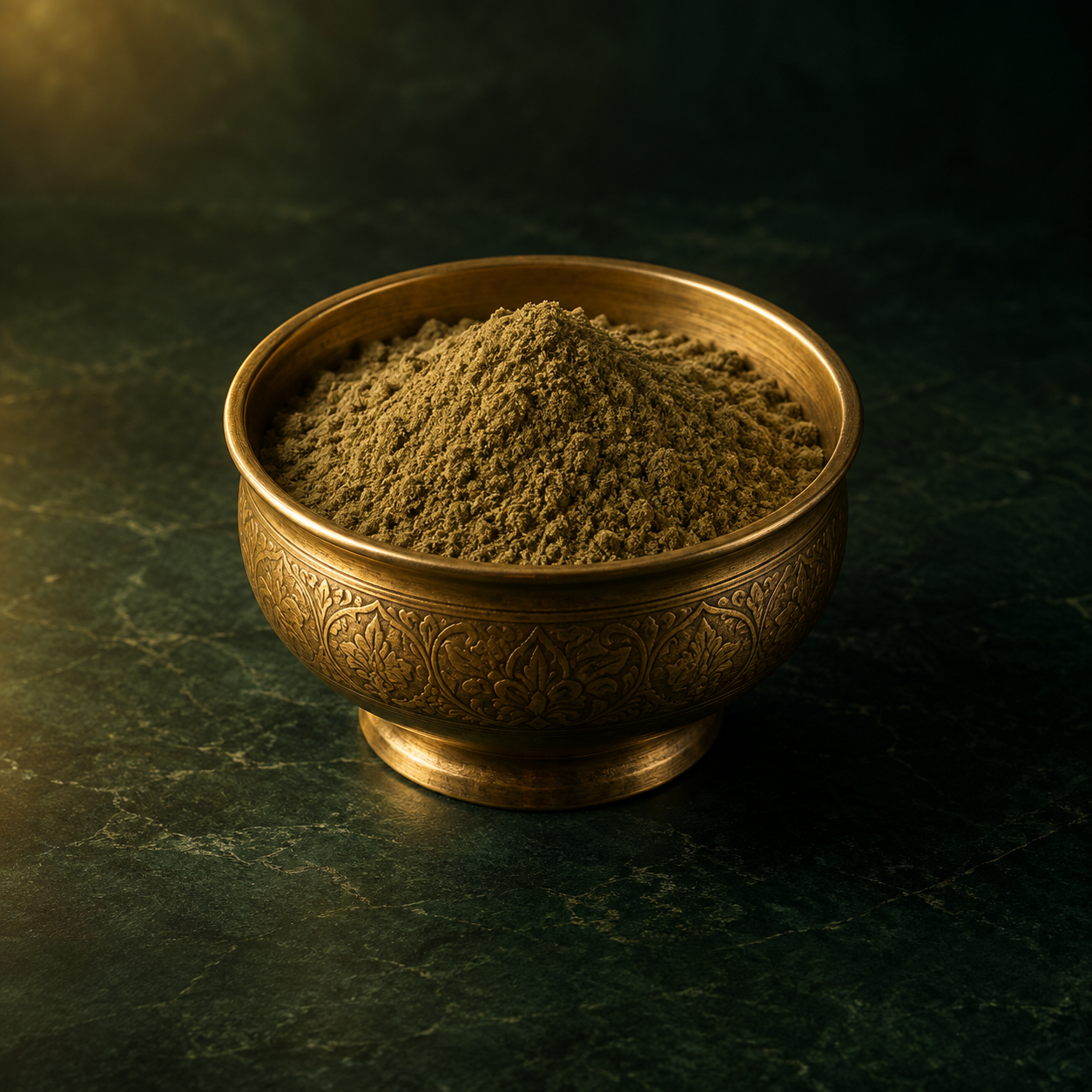 Illustrative powder presentation for Herbal Shikakai
